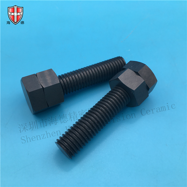 Precision Silicon Nitride Ceramic Screw and Nut Fasteners